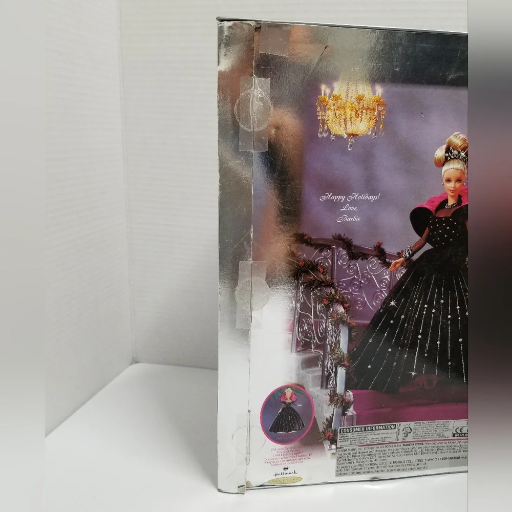 Barbie RARE MISPRINT 1998 Special Edition Happy Holidays Doll Mattel NIB Vintage